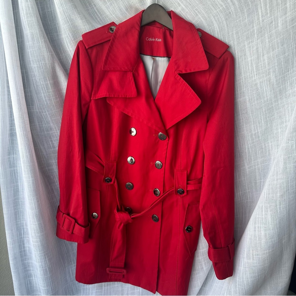Calvin Klein Red XL Raincoat